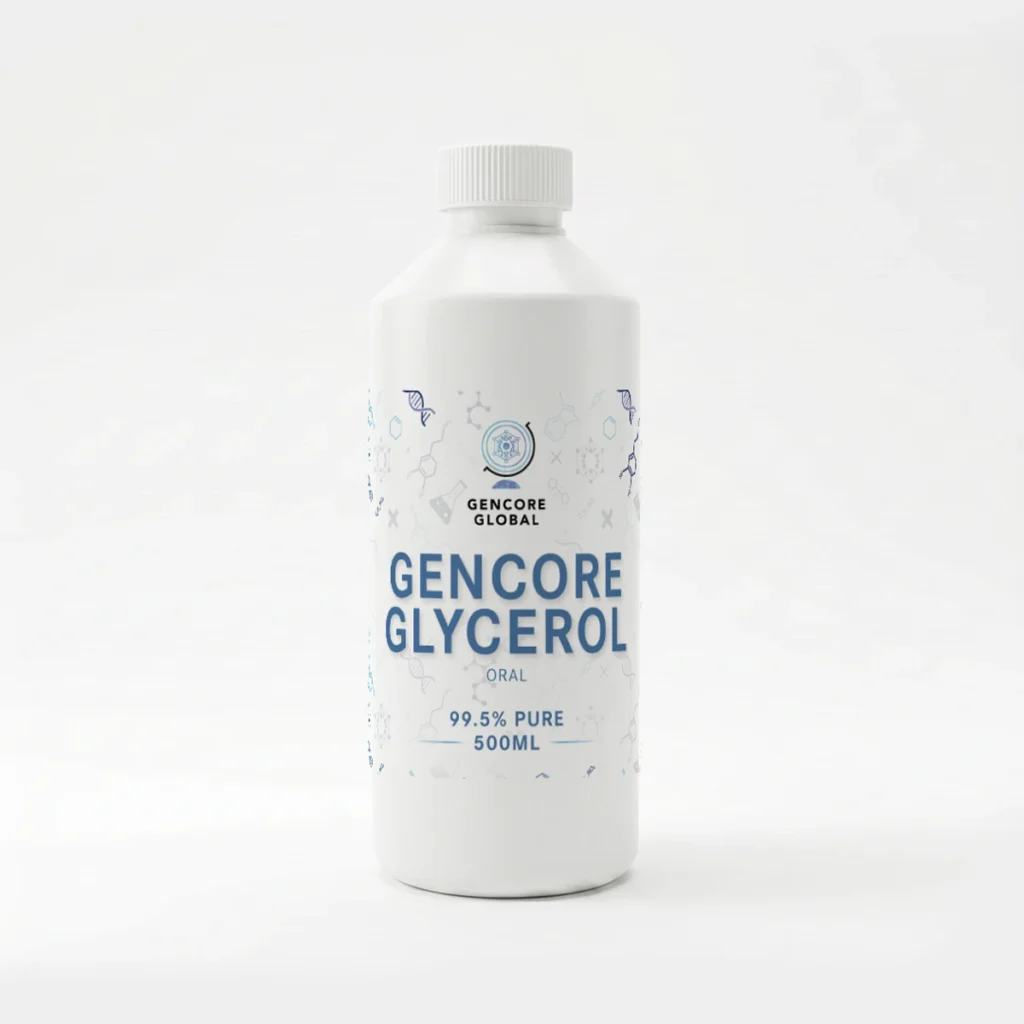 Glycerol bottle, front
