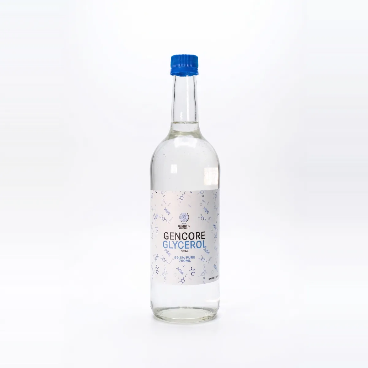 Gencore Glycerol 99.5% pure, 750ml glass bottle